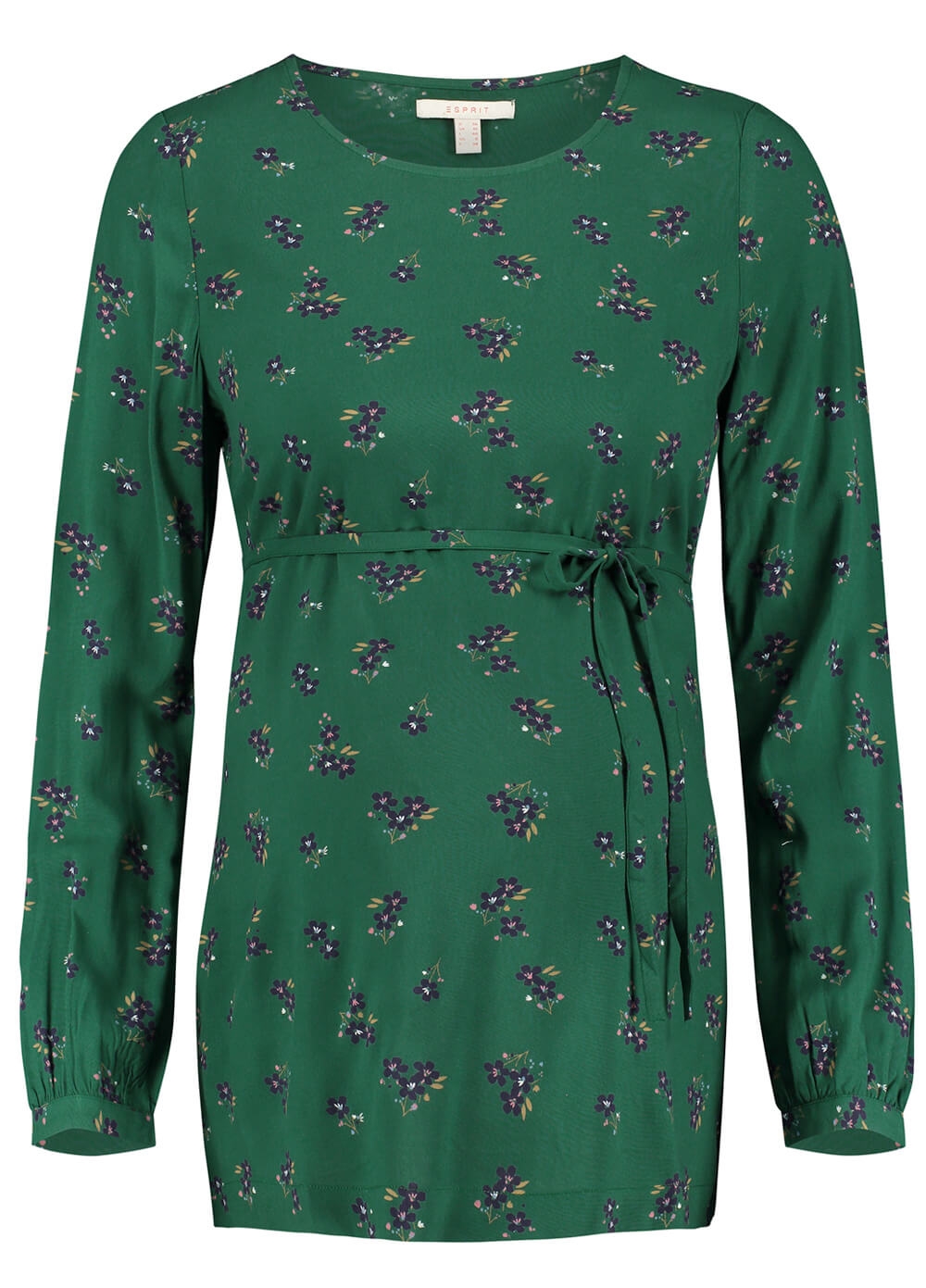 Esprit - Green Floral Viscose Maternity Blouse | Queen Bee
