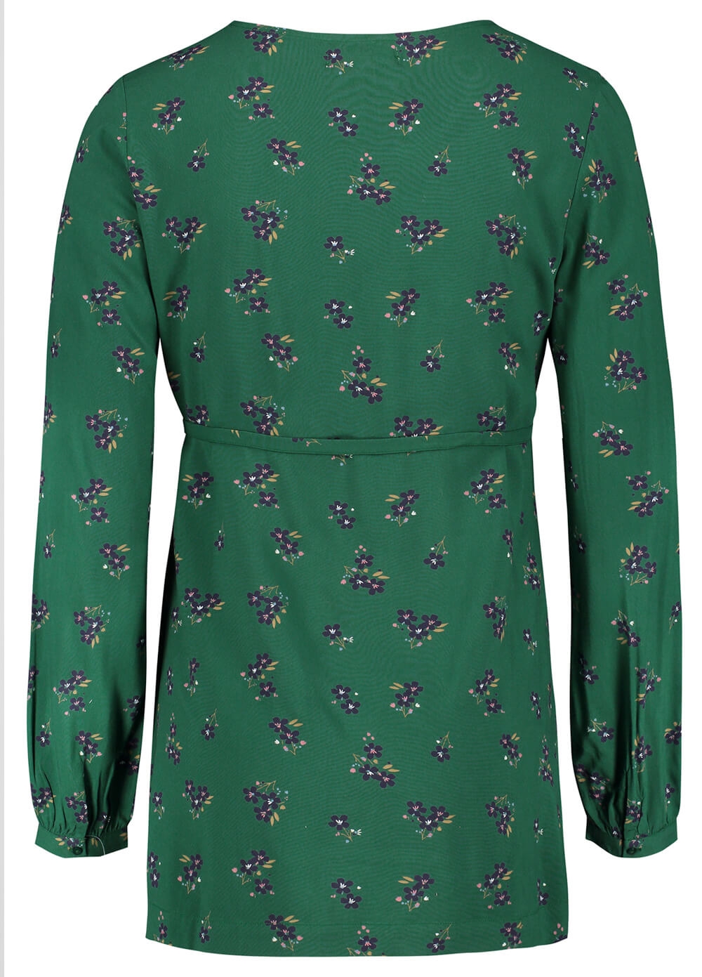 Esprit - Green Floral Viscose Maternity Blouse | Queen Bee