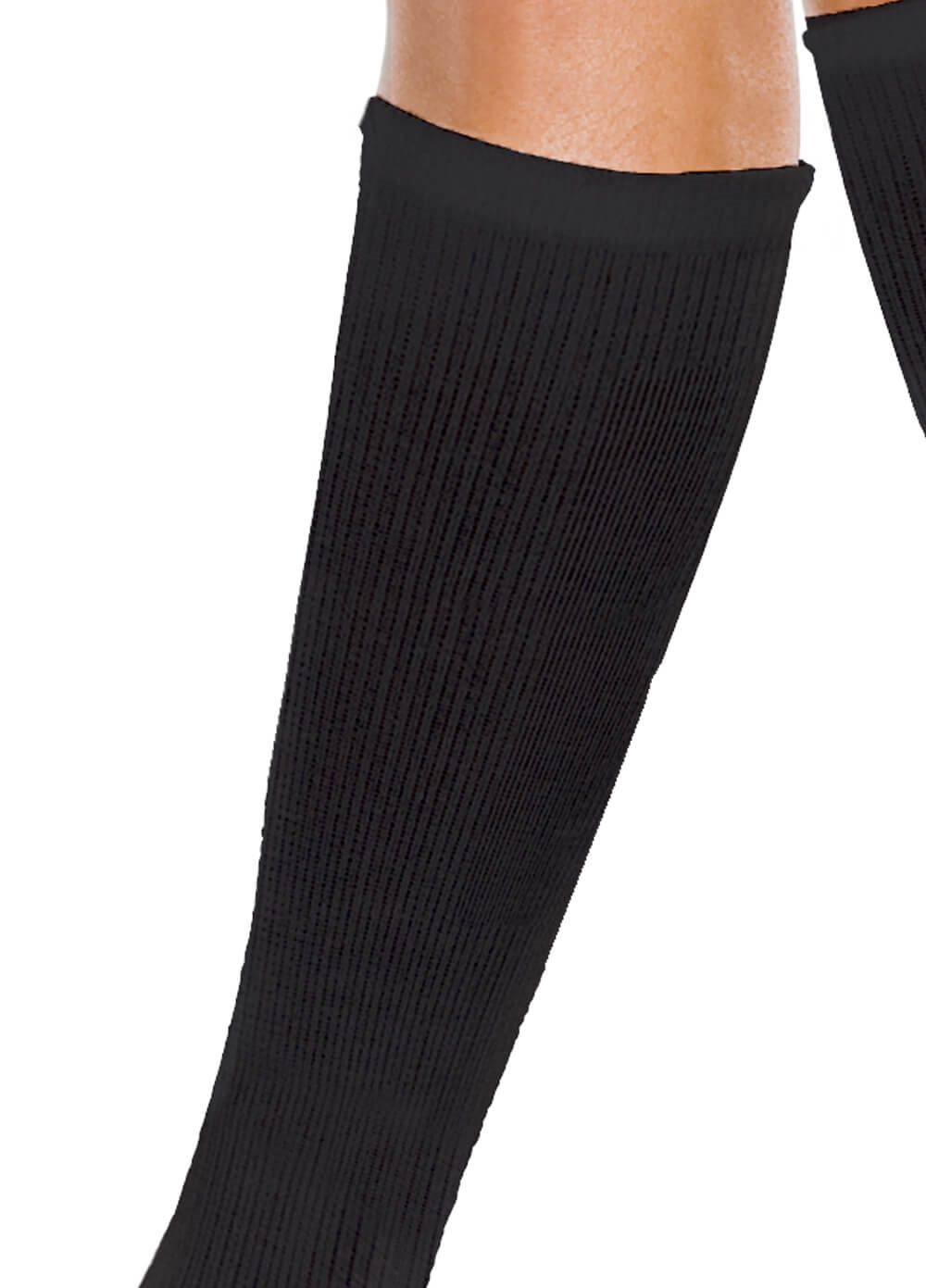 Core-Spun Light Compression Ribbed Socks | Queen Bee