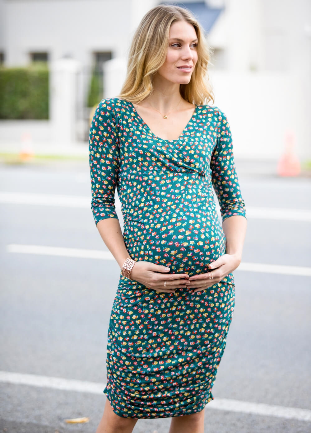 Floressa - Mirielle Maternity Nursing Dress | Queen Bee