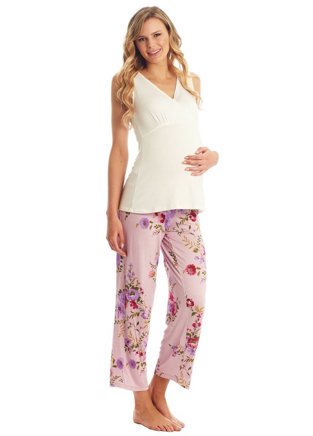Analise Mommy & Me PJ Gift Set in Dusty Rose | Queen Bee