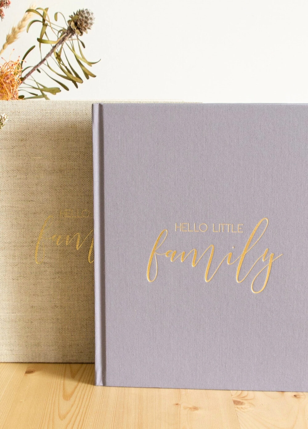 Blossom & Pear - Hello Little Family 25 Years Keepsake in Grey