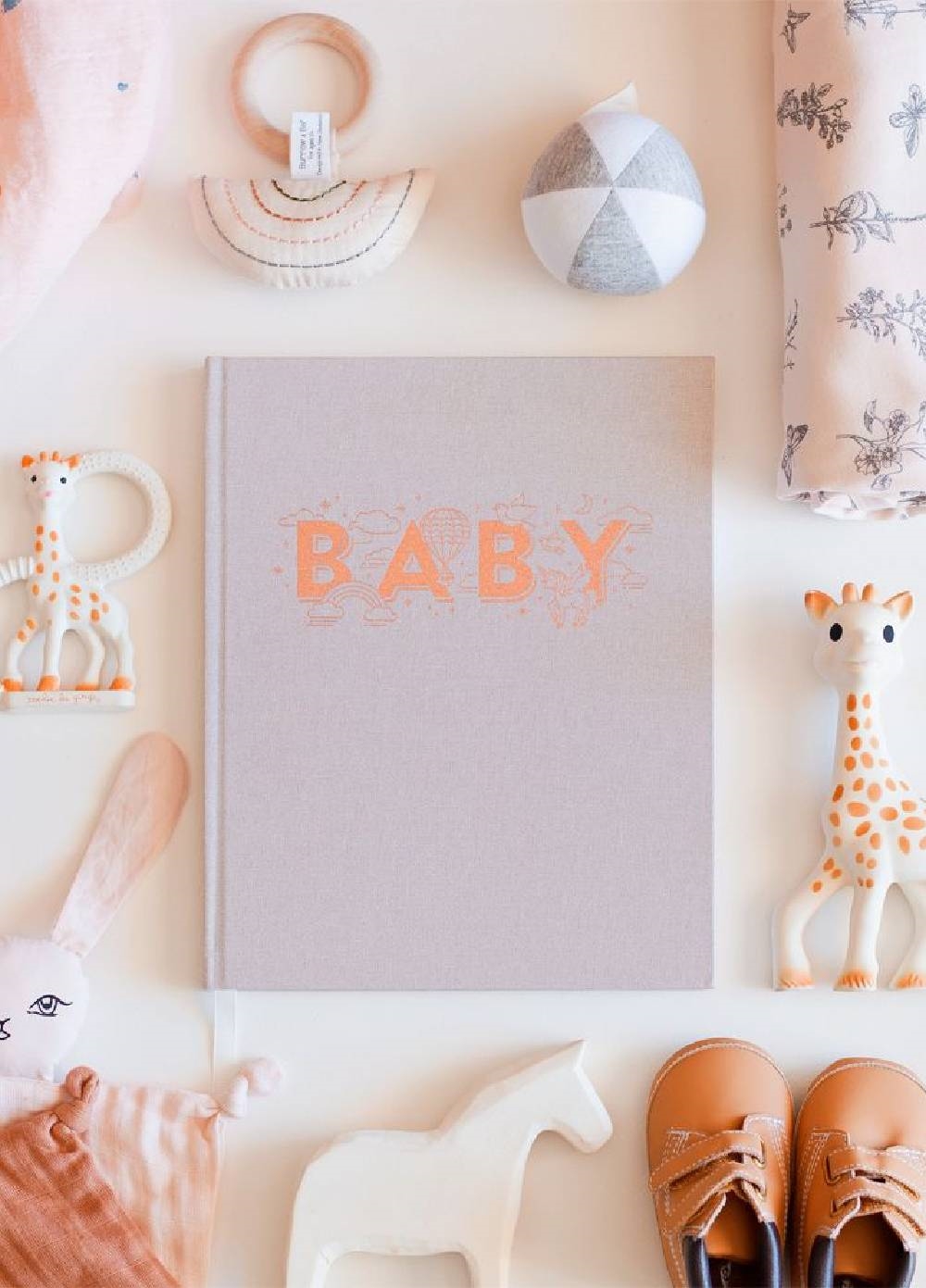 Fox & Fallow - Baby Book for Girls in Natural | Queen Bee