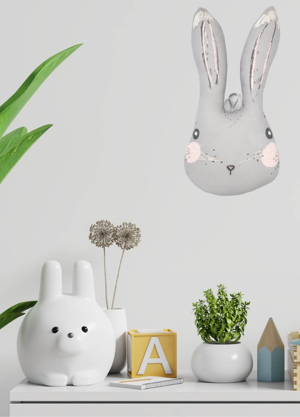 Mamas & Papas - Bunny Head Wall Art | Queen Bee