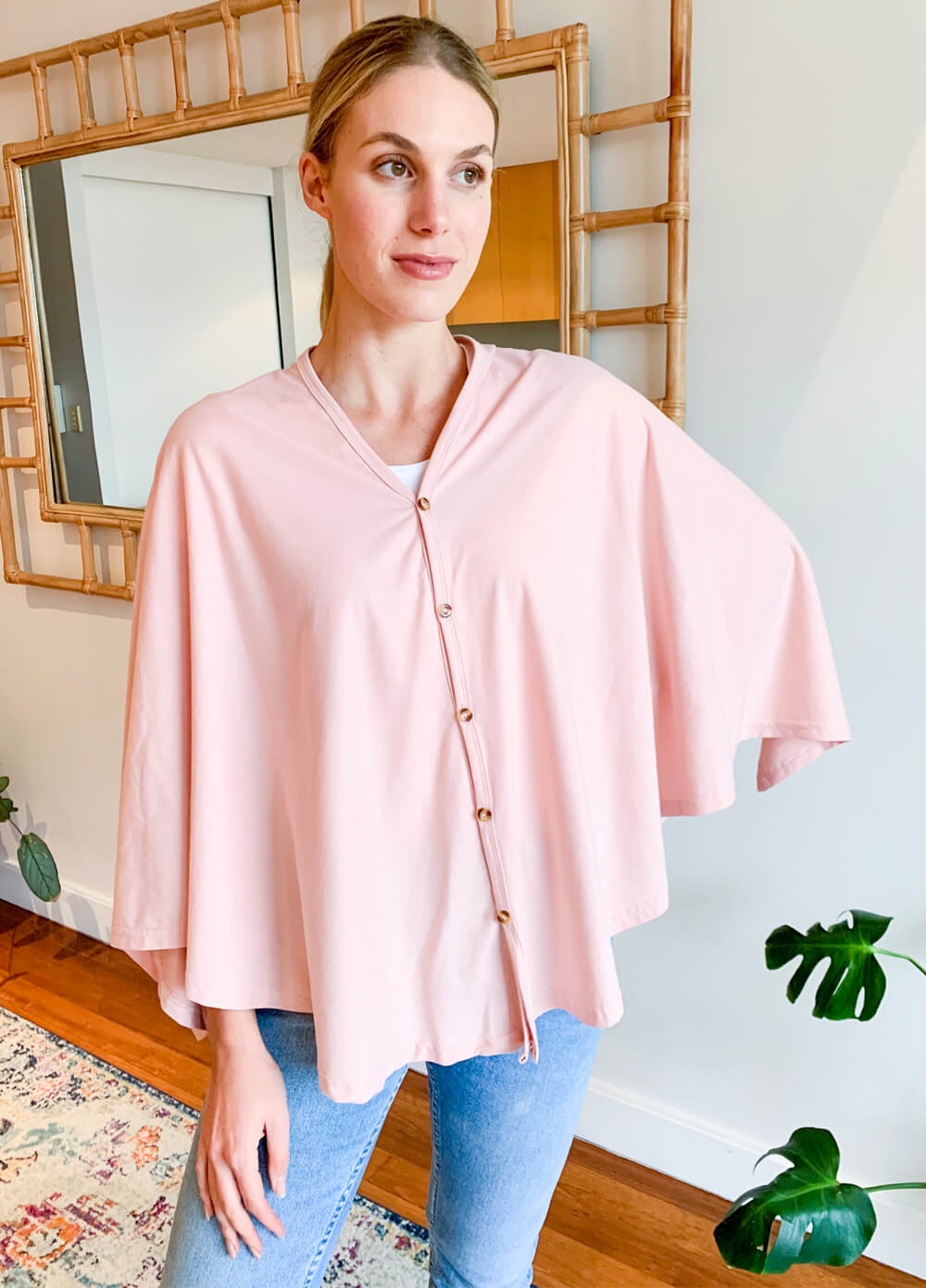 Lait & Co - Nursing Couverture in Pale Pink | Queen Bee