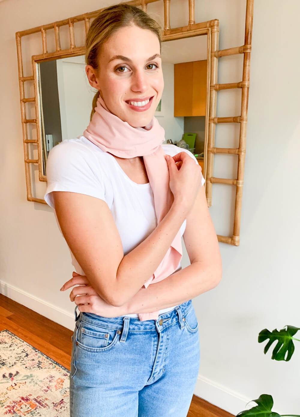 Lait & Co - Nursing Couverture in Pale Pink | Queen Bee