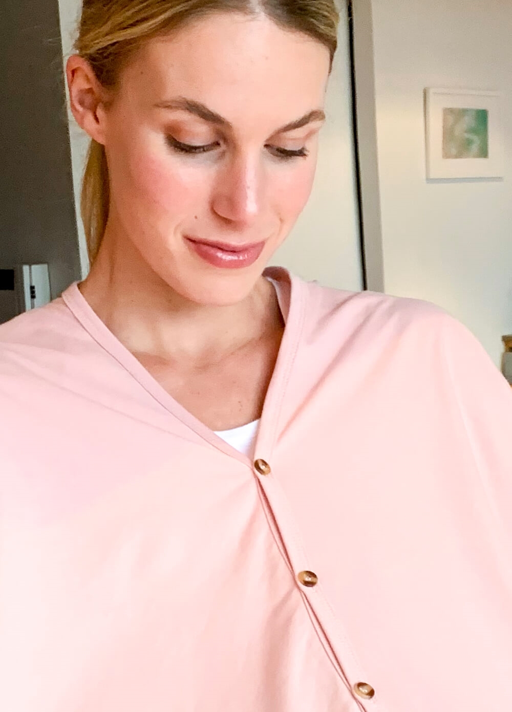 Lait & Co - Nursing Couverture in Pale Pink | Queen Bee