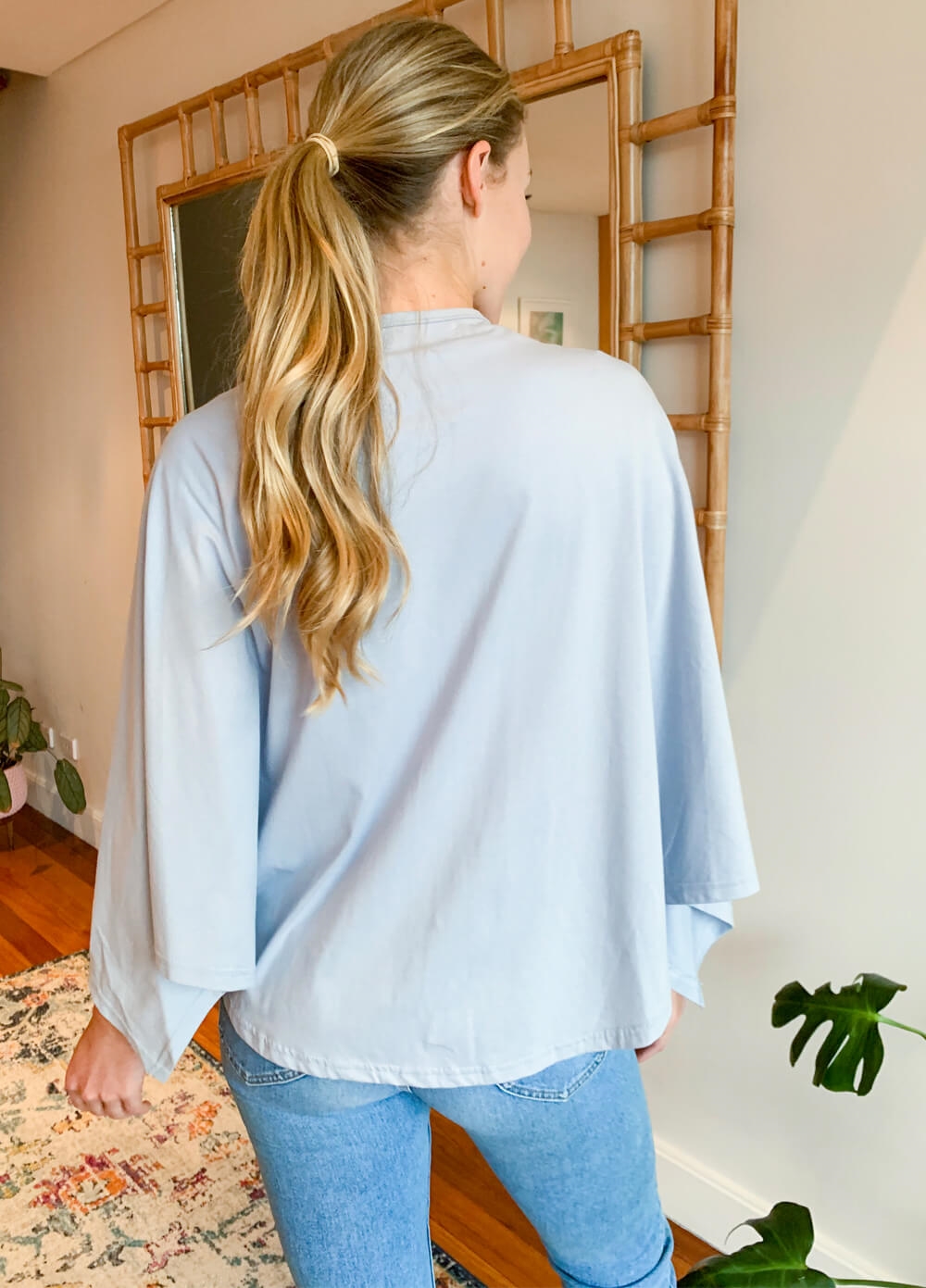 Lait & Co - Nursing Couverture in Pale Blue | Queen Bee