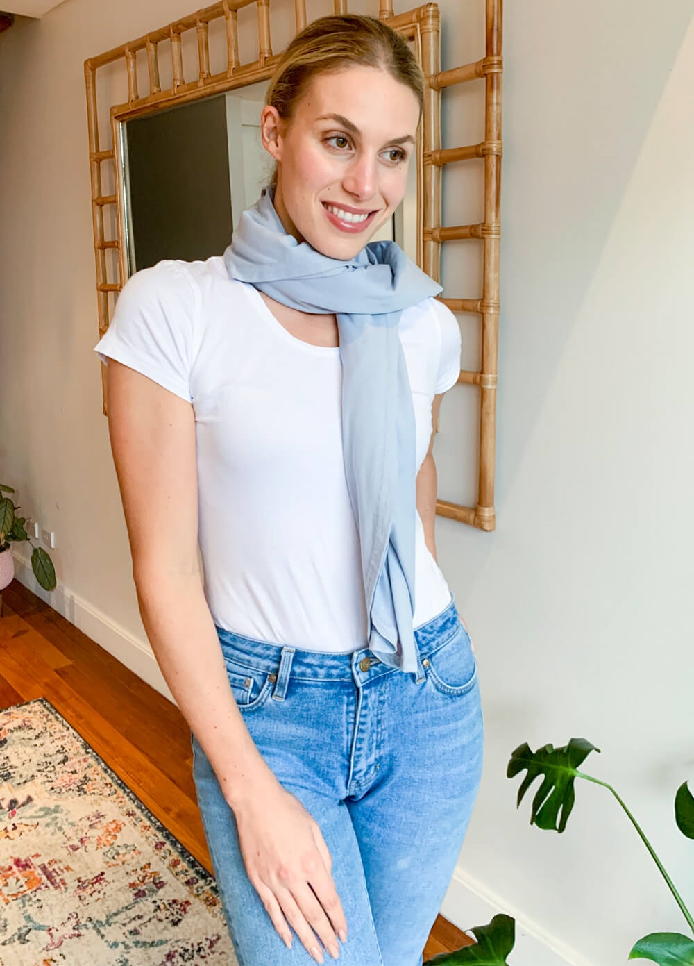 Lait & Co - Nursing Couverture in Pale Blue | Queen Bee