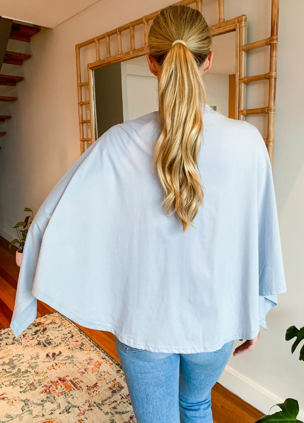 Lait & Co - Nursing Couverture in Pale Blue | Queen Bee