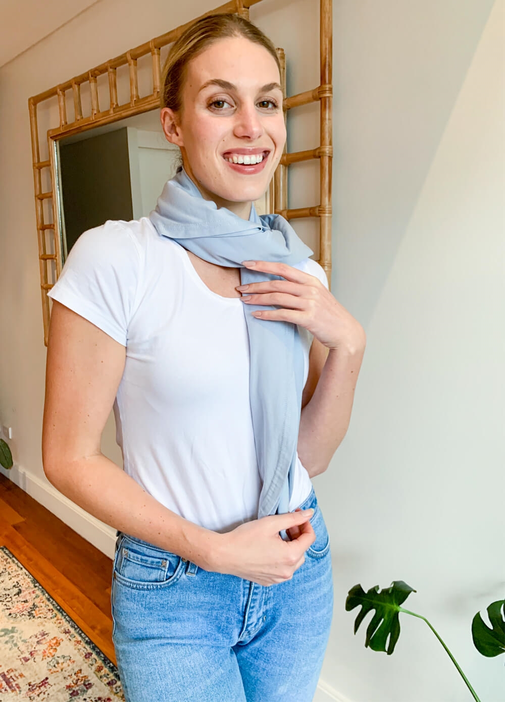 Lait & Co - Nursing Couverture in Pale Blue | Queen Bee