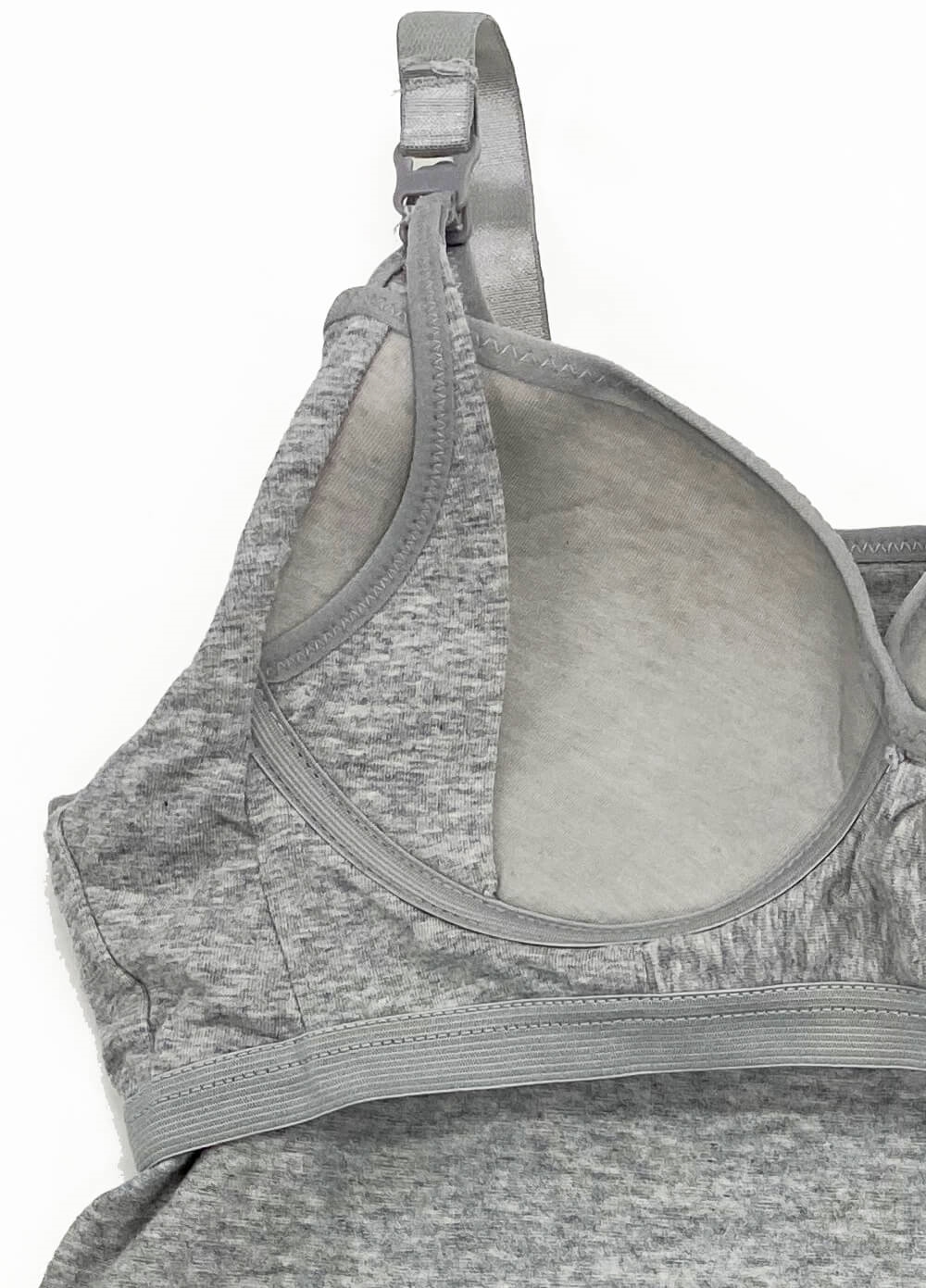 Queen Bee - Romy Layering Nursing Camisole in Grey