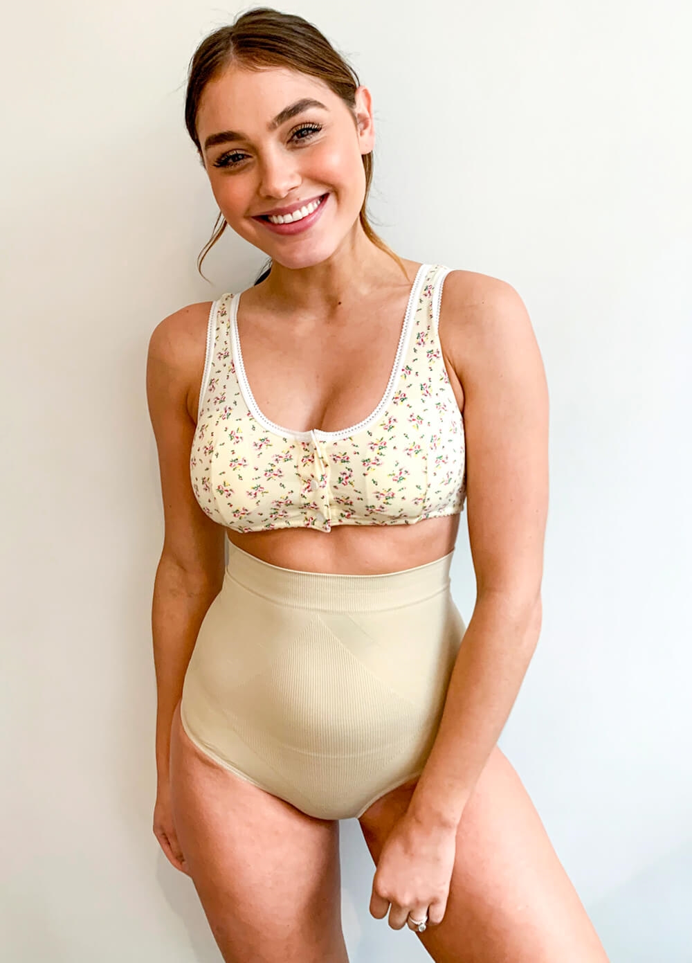 Queen Bee - Thea Postpartum Shaping Briefs in Nude