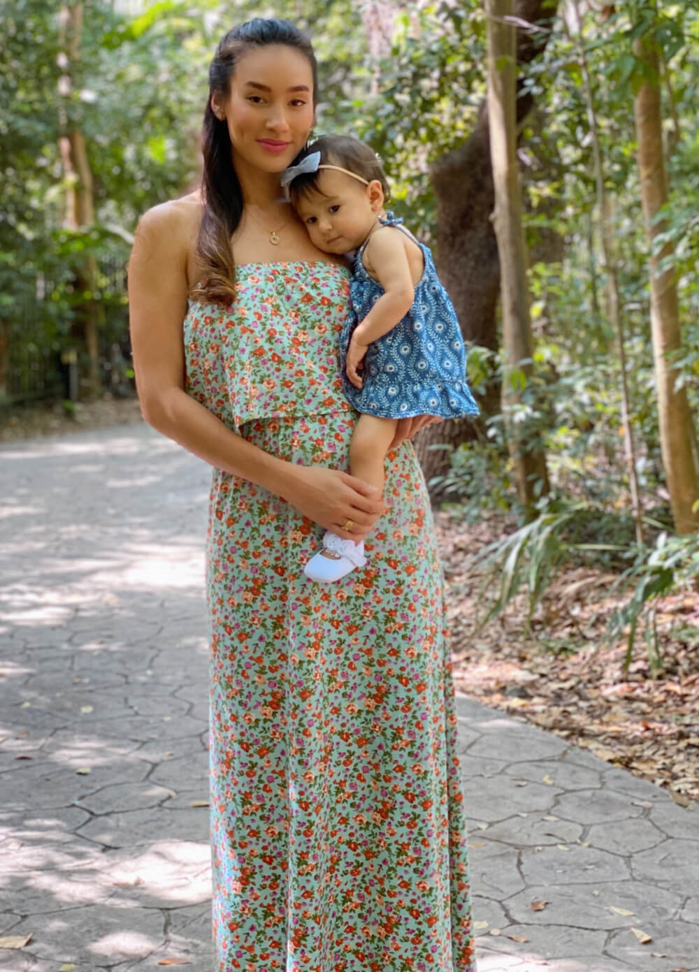 Floressa - Emmanuelle Maternity Nursing Maxi Dress | Queen Bee