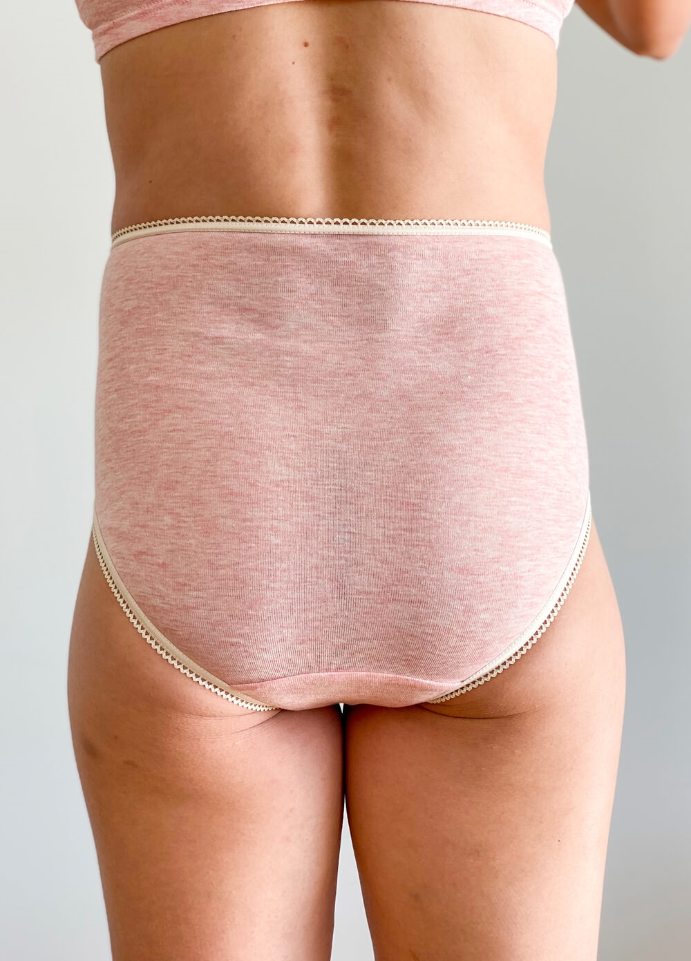 QueenBee® - Evelina 3-pack Maternity Briefs in Pink Stripes