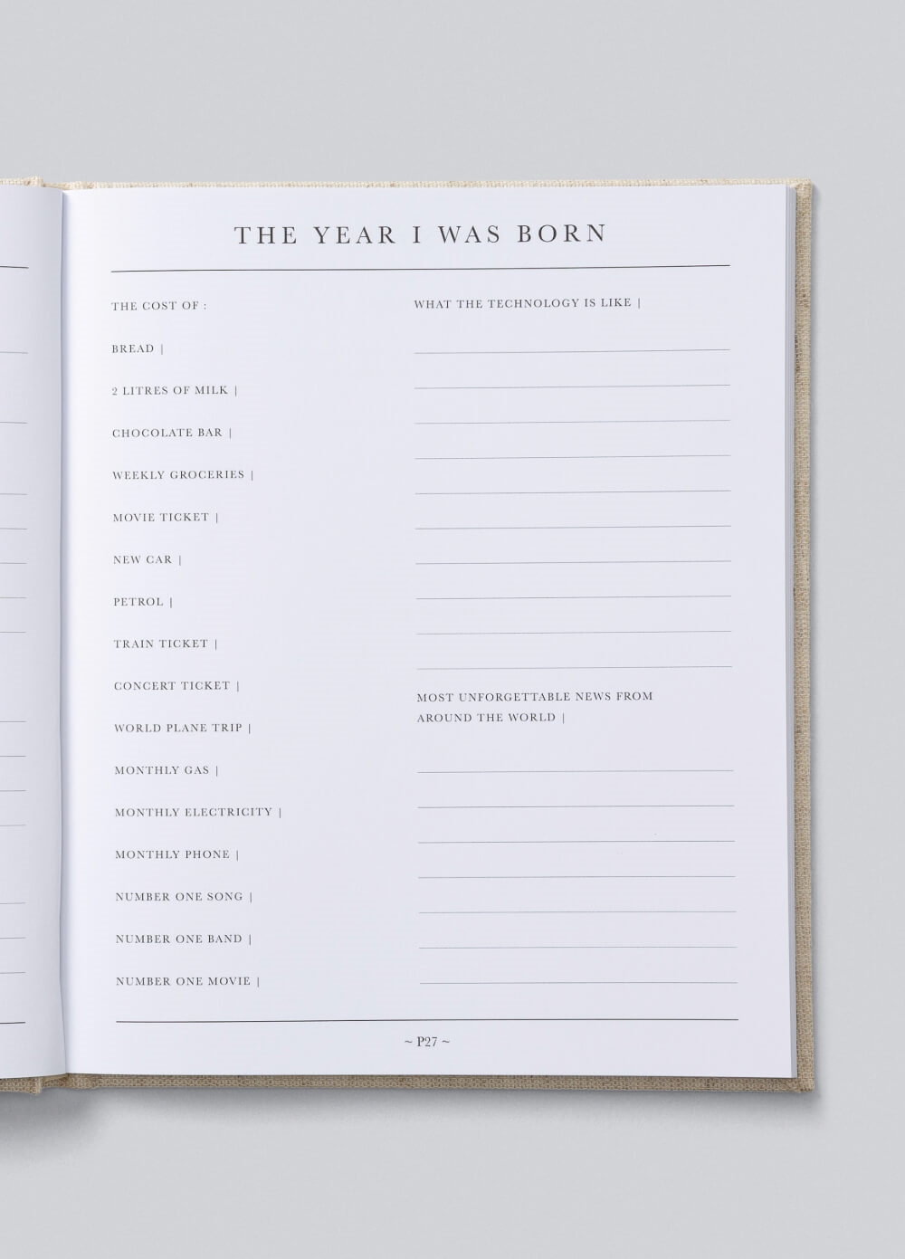 The First Year of You Baby Journal by Write to Me