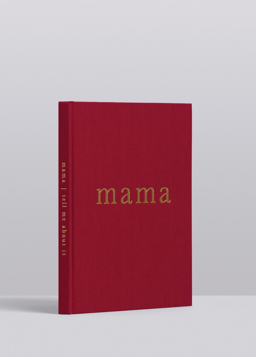 Mama Journal (Tell me about it) in Maroon by Write to Me