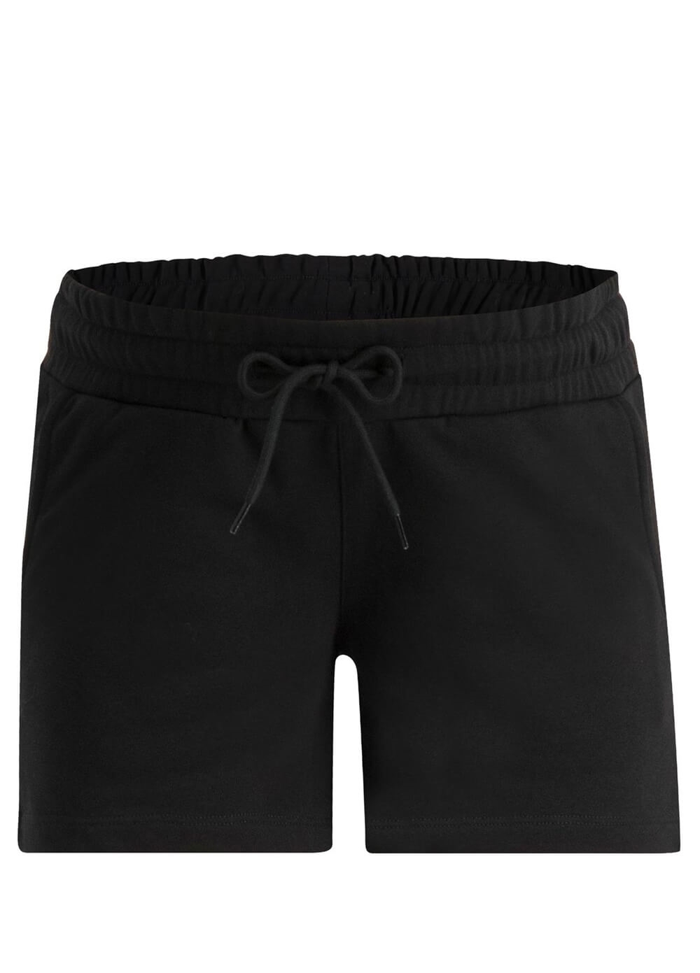 Supermom - Black Under Bump Maternity Shorts | Queen Bee