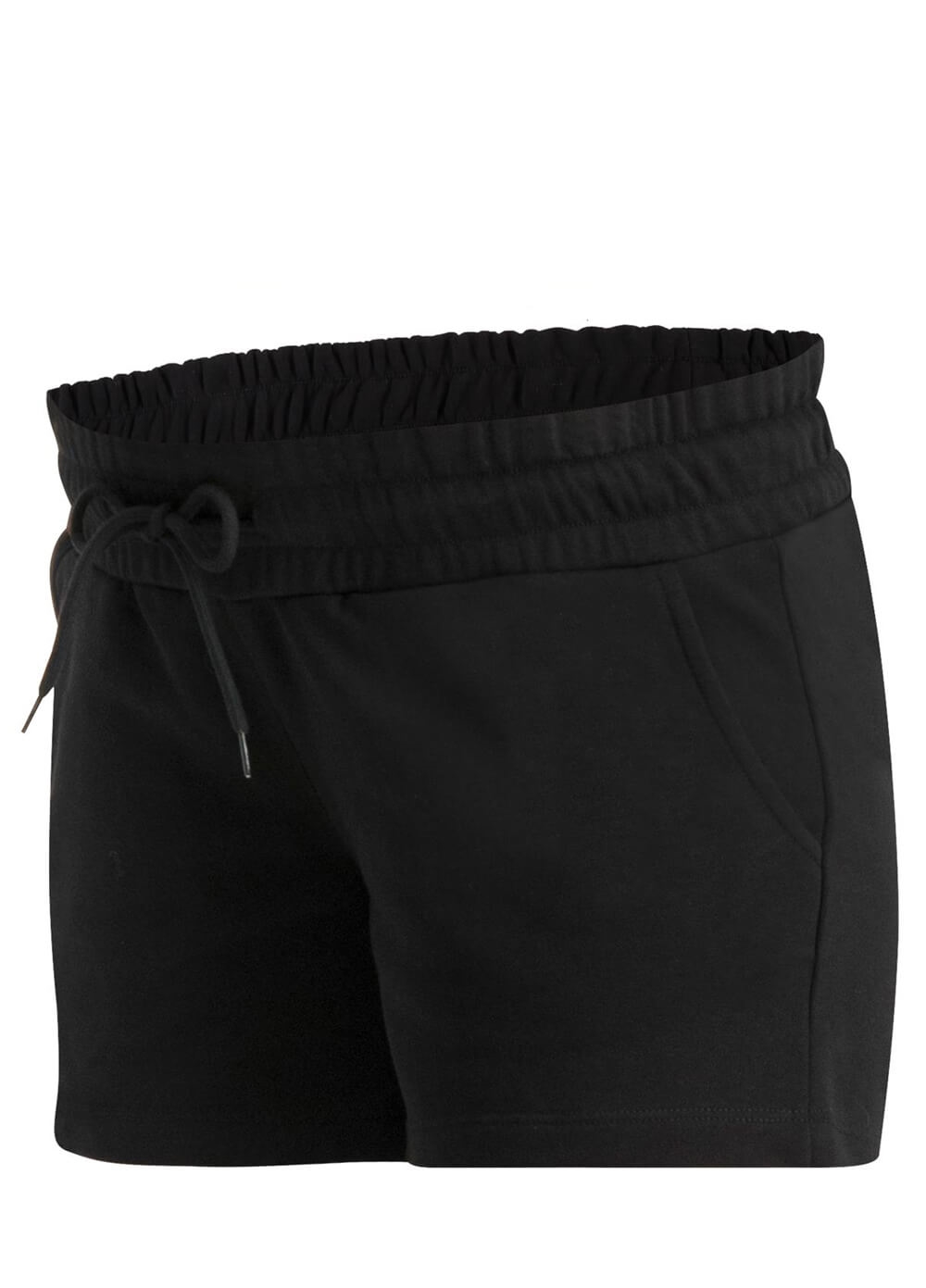 Supermom - Black Under Bump Maternity Shorts | Queen Bee