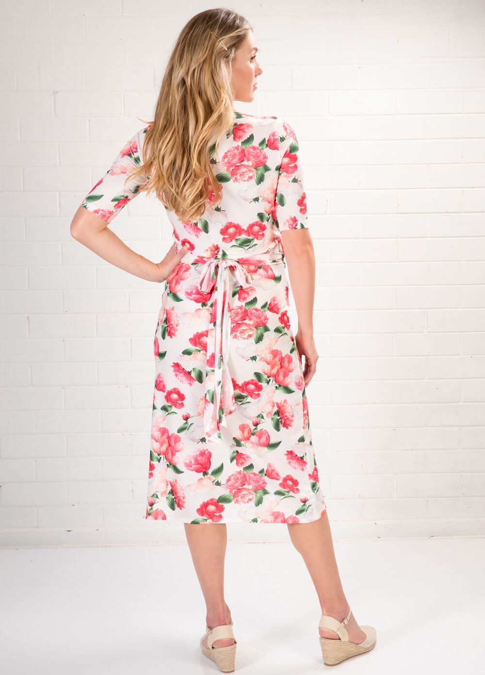 Floressa - Amaliya Pregnancy & Nursing Wrap Dress | Queen Bee