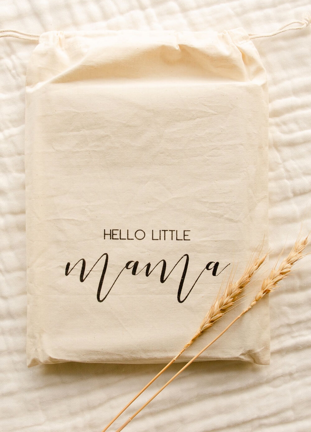 Hello Little Mama Pregnancy Journal in White by Blossom & Pear