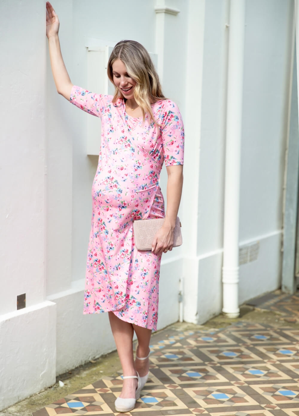 Floressa - Tiffany Pregnancy & Nursing Wrap Dress | Queen Bee