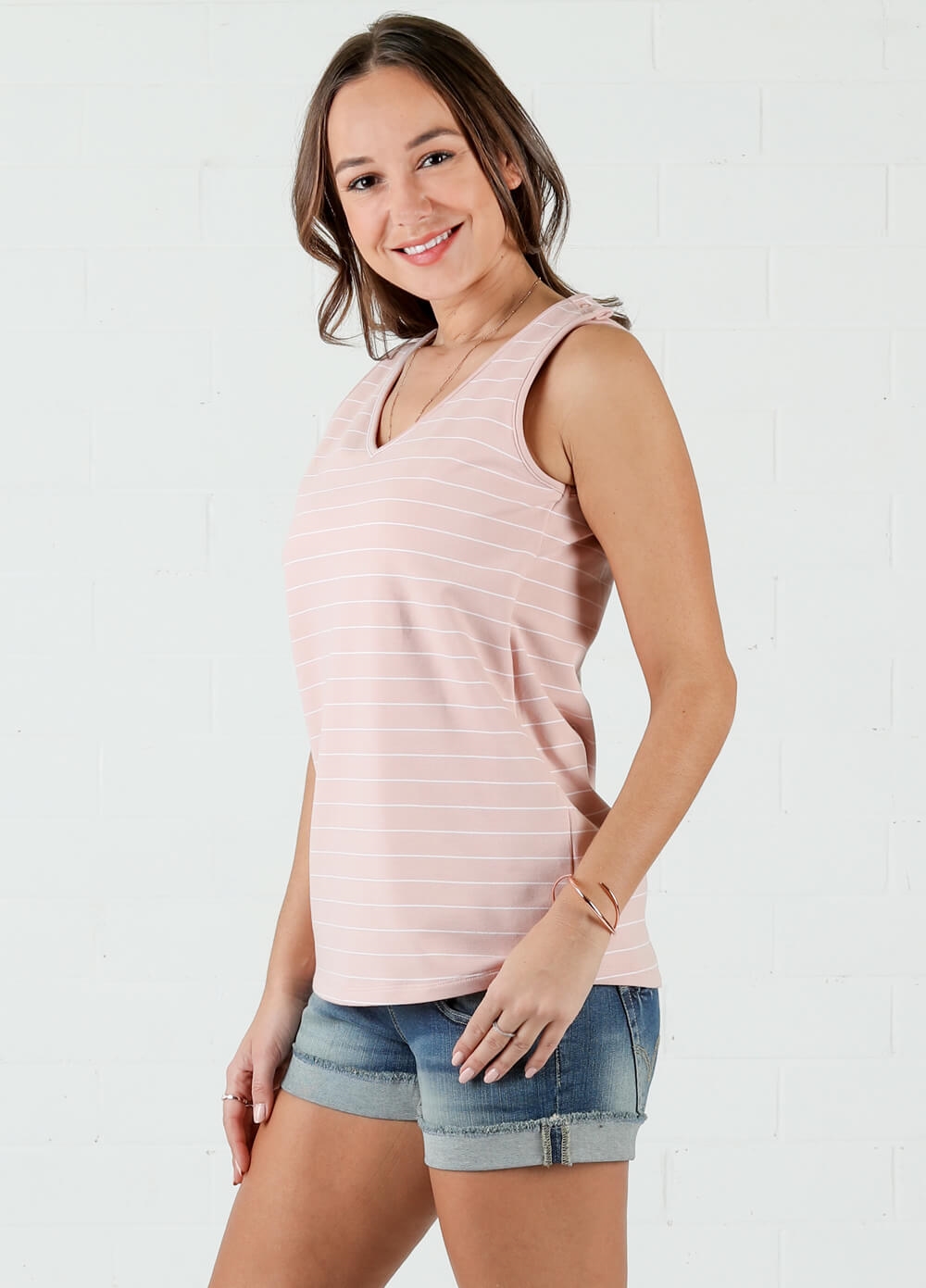 Dylan French Terry Postpartum Nursing Tank by Trimester