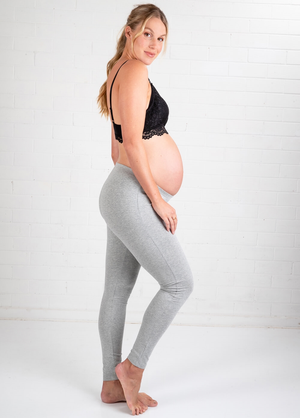 Pregnant Women Full Length Maternity Leggings Pants Comfort Warm Pregnancy  Wear