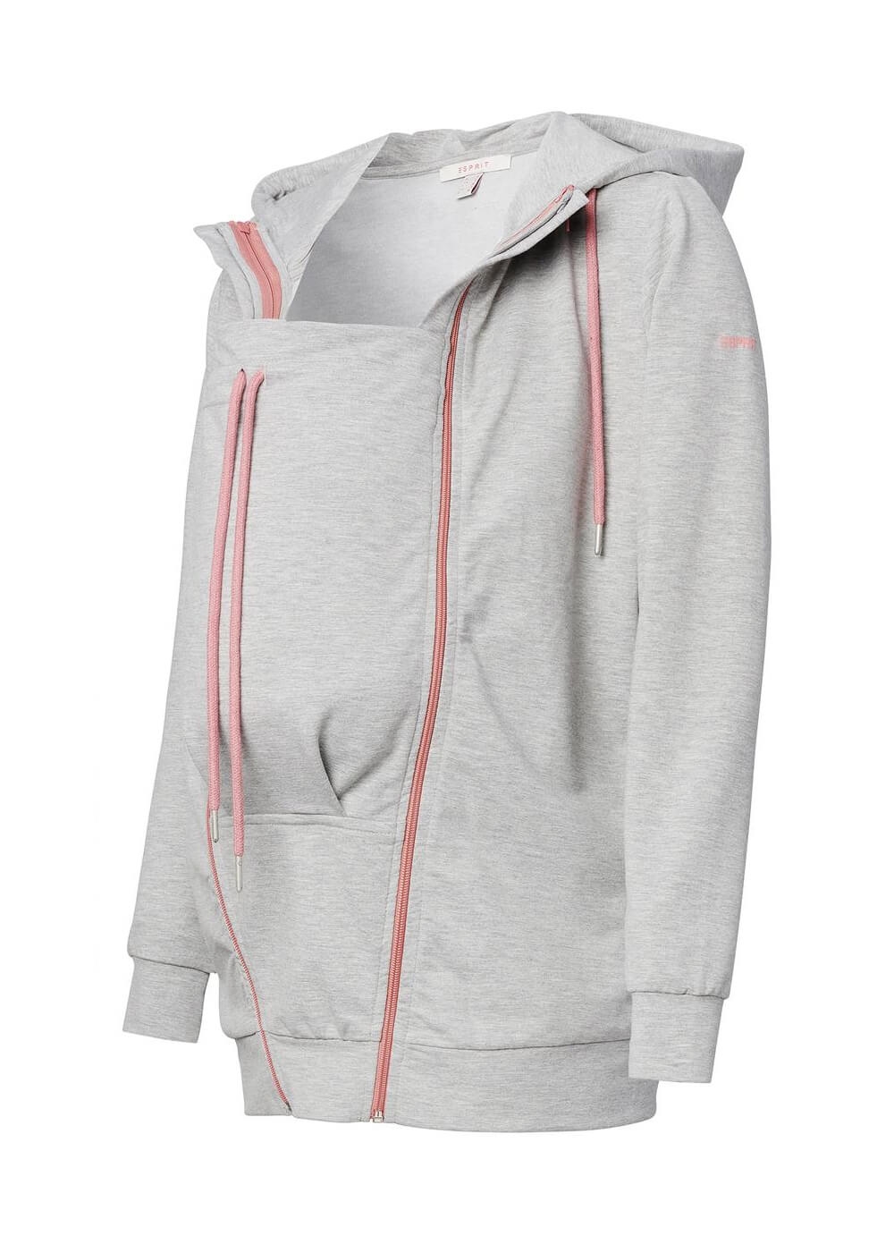 Esprit - 3-Way Zip Hooded Maternity & Nursing Sweater | Queen Bee