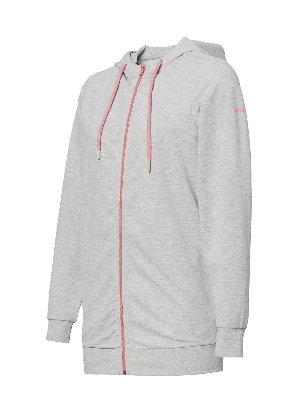 Esprit - 3-Way Zip Hooded Maternity & Nursing Sweater | Queen Bee