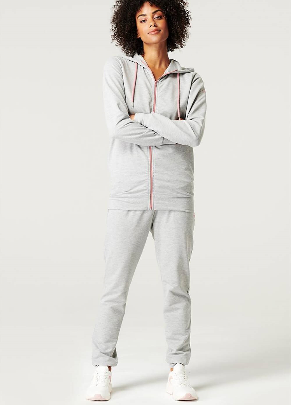 Esprit - 3-Way Zip Hooded Maternity & Nursing Sweater | Queen Bee
