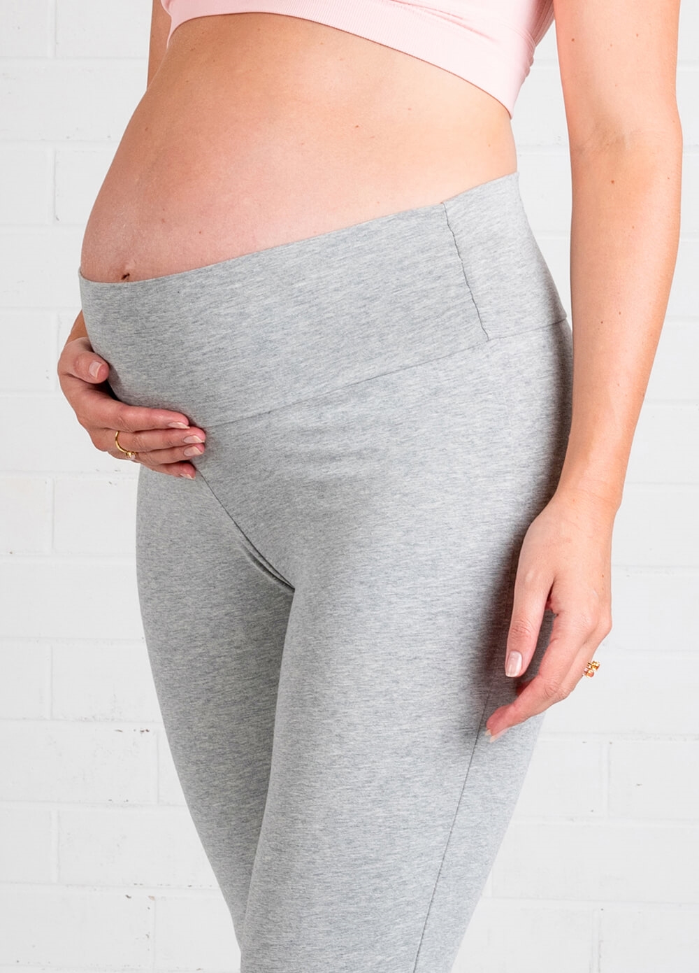 Queen Bee - Ivy Postnatal Recovery Leggings in Pewter