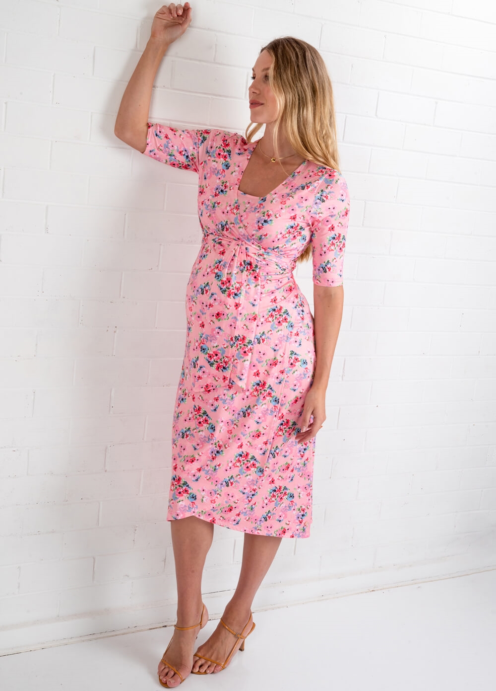 Floressa - Tiffany Pregnancy & Nursing Wrap Dress | Queen Bee