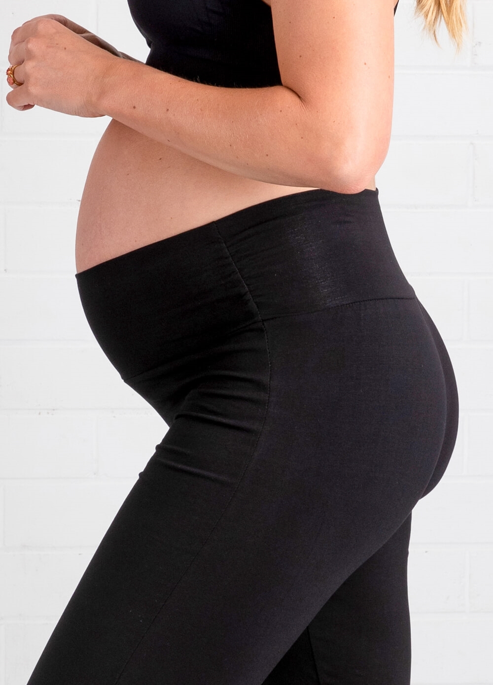 Trimester - Libertine Cropped Maternity Yoga Pants | Queen Bee