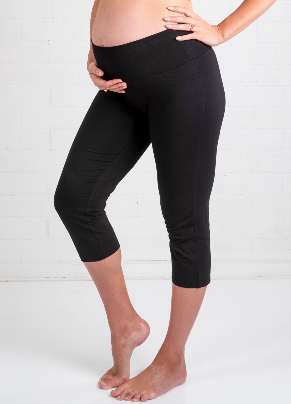 Trimester - Libertine Cropped Maternity Yoga Pants | Queen Bee