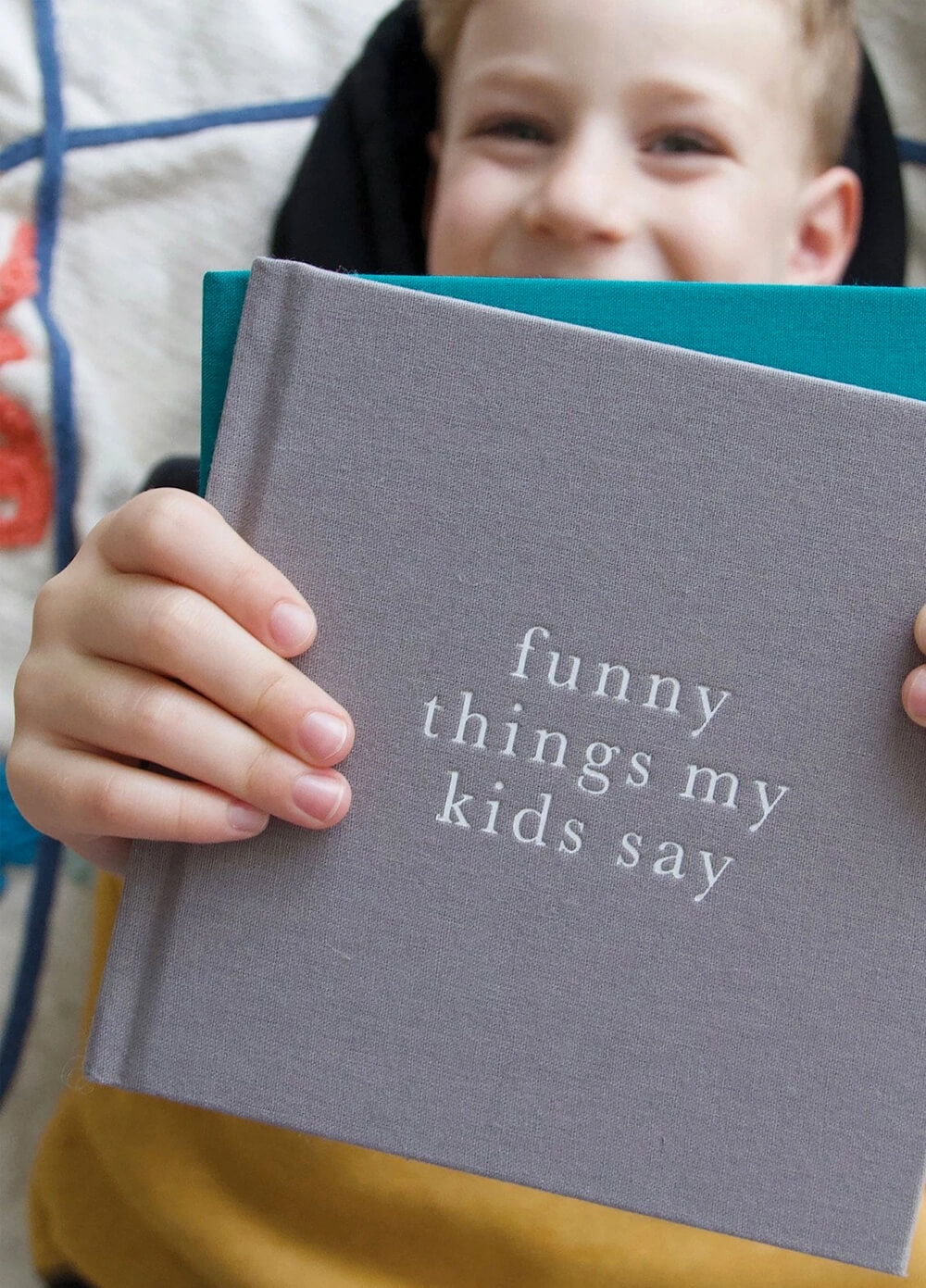 Write to Me - Funny Things My Kids Say Journal - Grey | Queen Bee