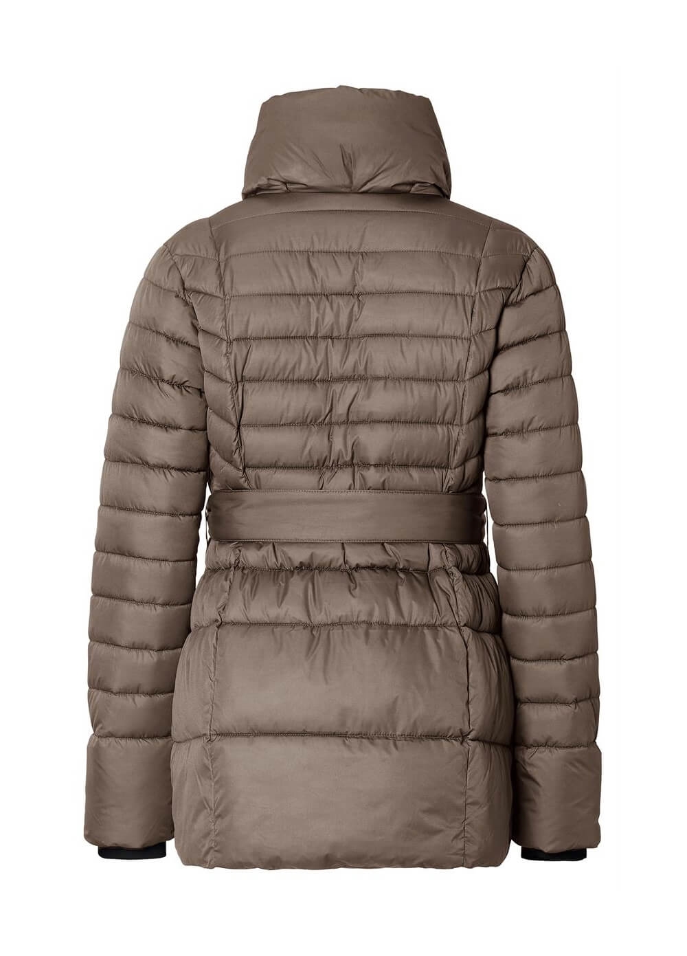 Noppies - Bradford Quilted Winter Maternity Coat w Belt in Coffee