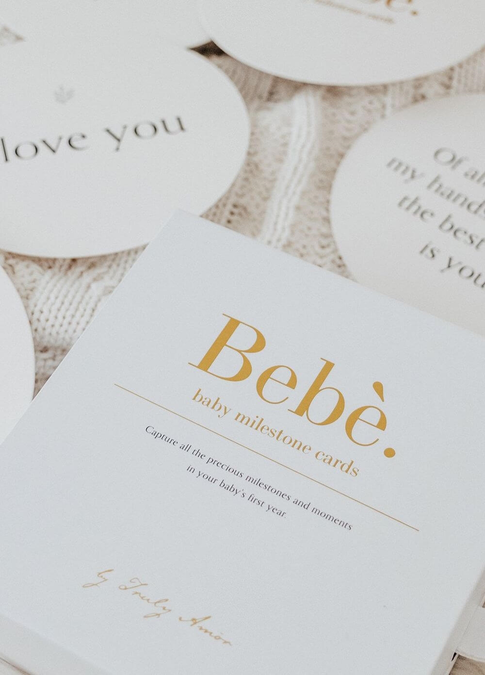 Truly Amor - Baby Milestone Cards | Queen Bee