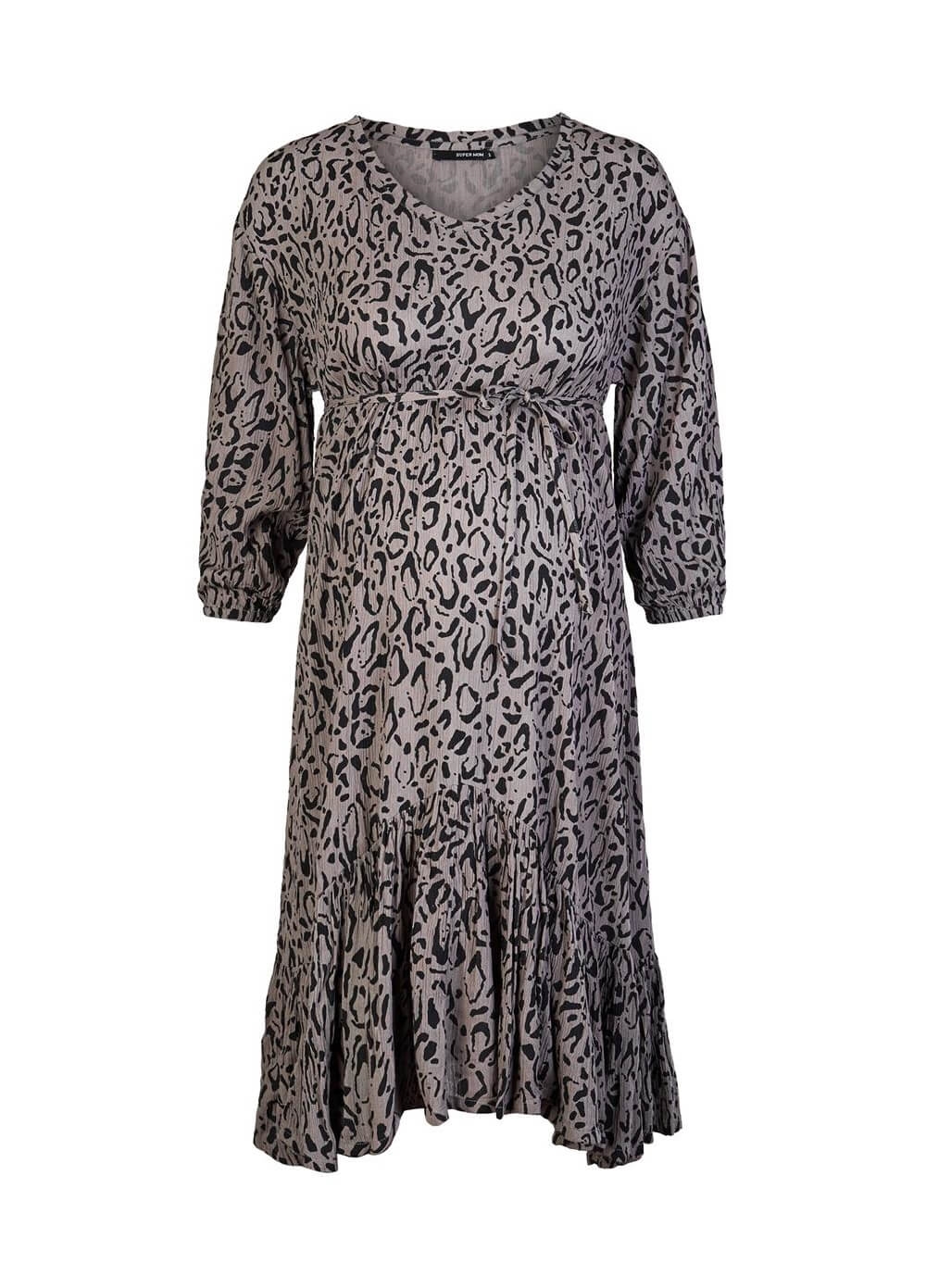 Supermom - Leopard Print Maternity Dress | Queen Bee