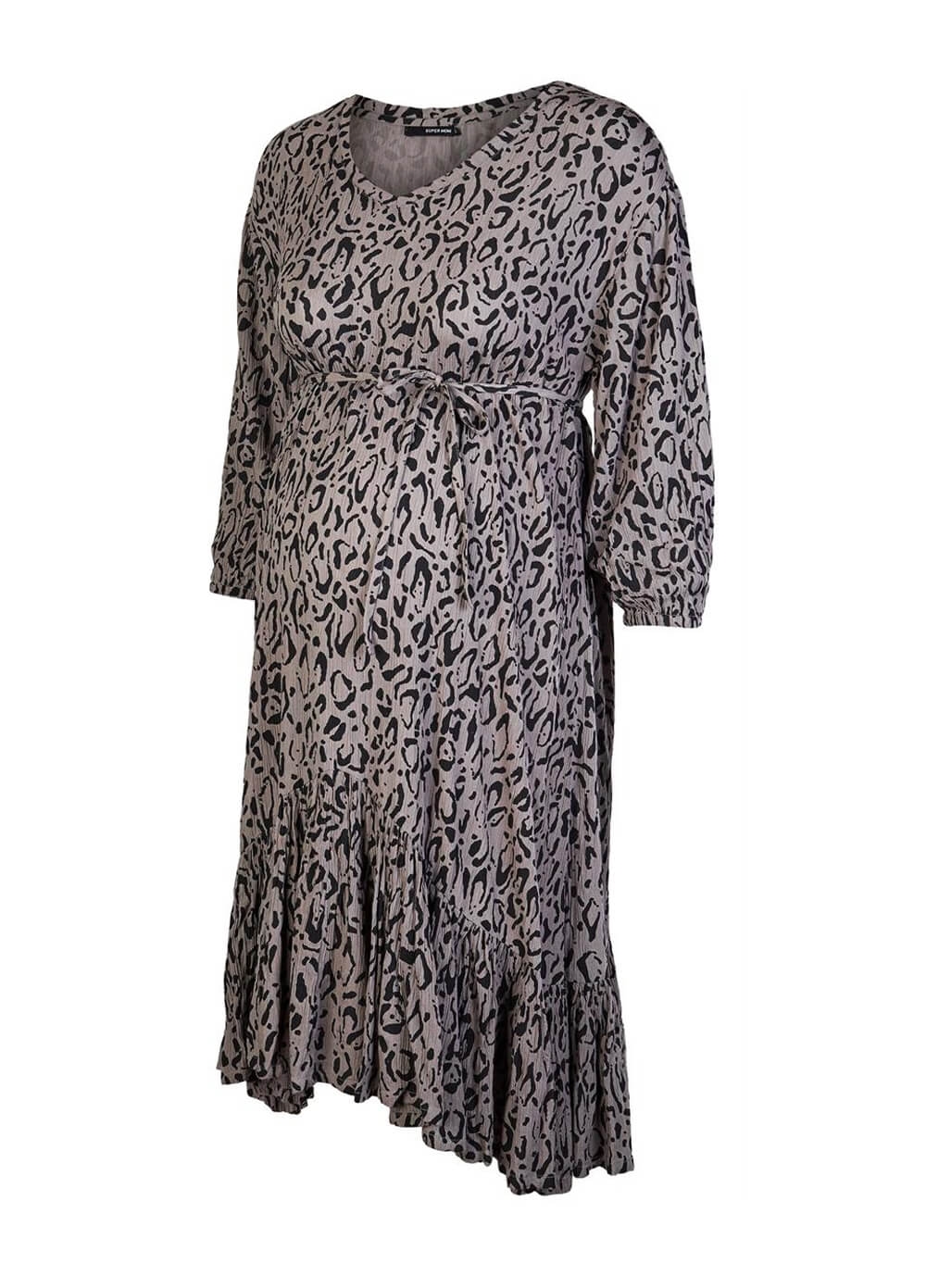 Supermom - Leopard Print Maternity Dress | Queen Bee