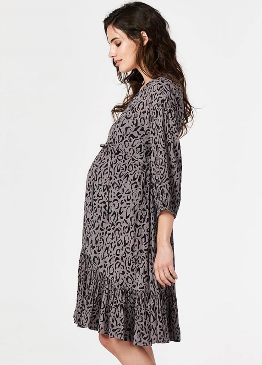 Supermom - Leopard Print Maternity Dress | Queen Bee