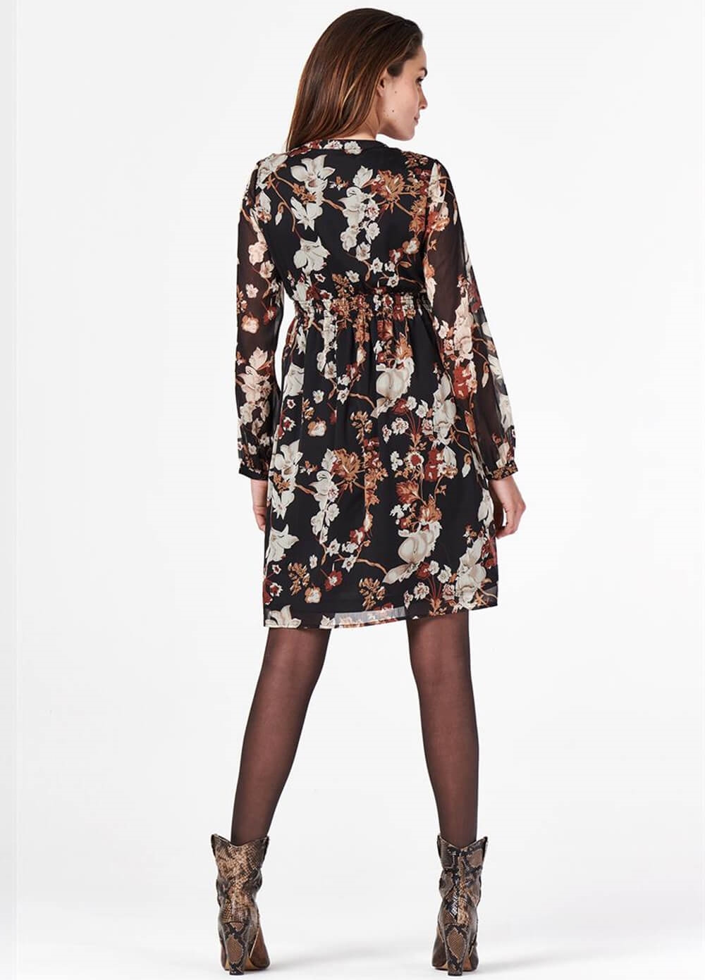 Noppies - Stockholm Floral Maternity Nursing Dress | Queen Bee