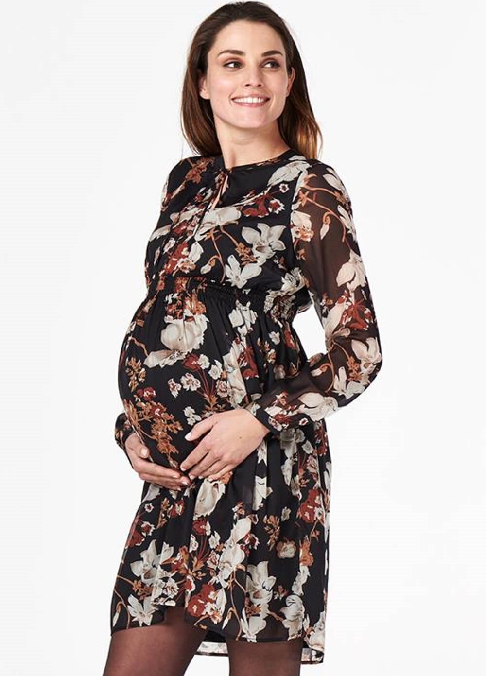 Noppies - Stockholm Floral Maternity Nursing Dress | Queen Bee