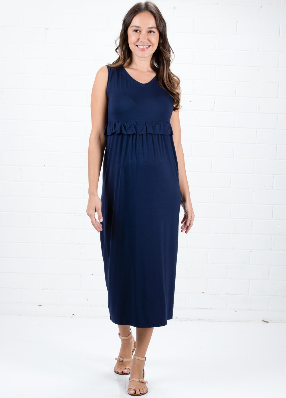 Lait & Co - Zola Maternity Nursing Midi Dress | Queen Bee