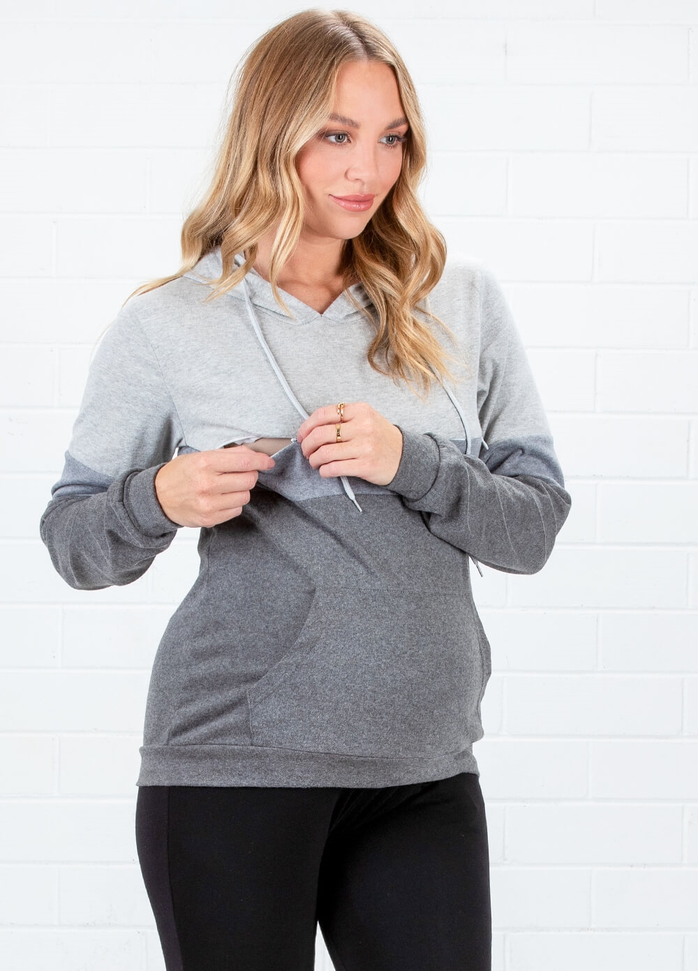 Lait & Co - Morgane Maternity Nursing Hooded Jumper | Queen Bee