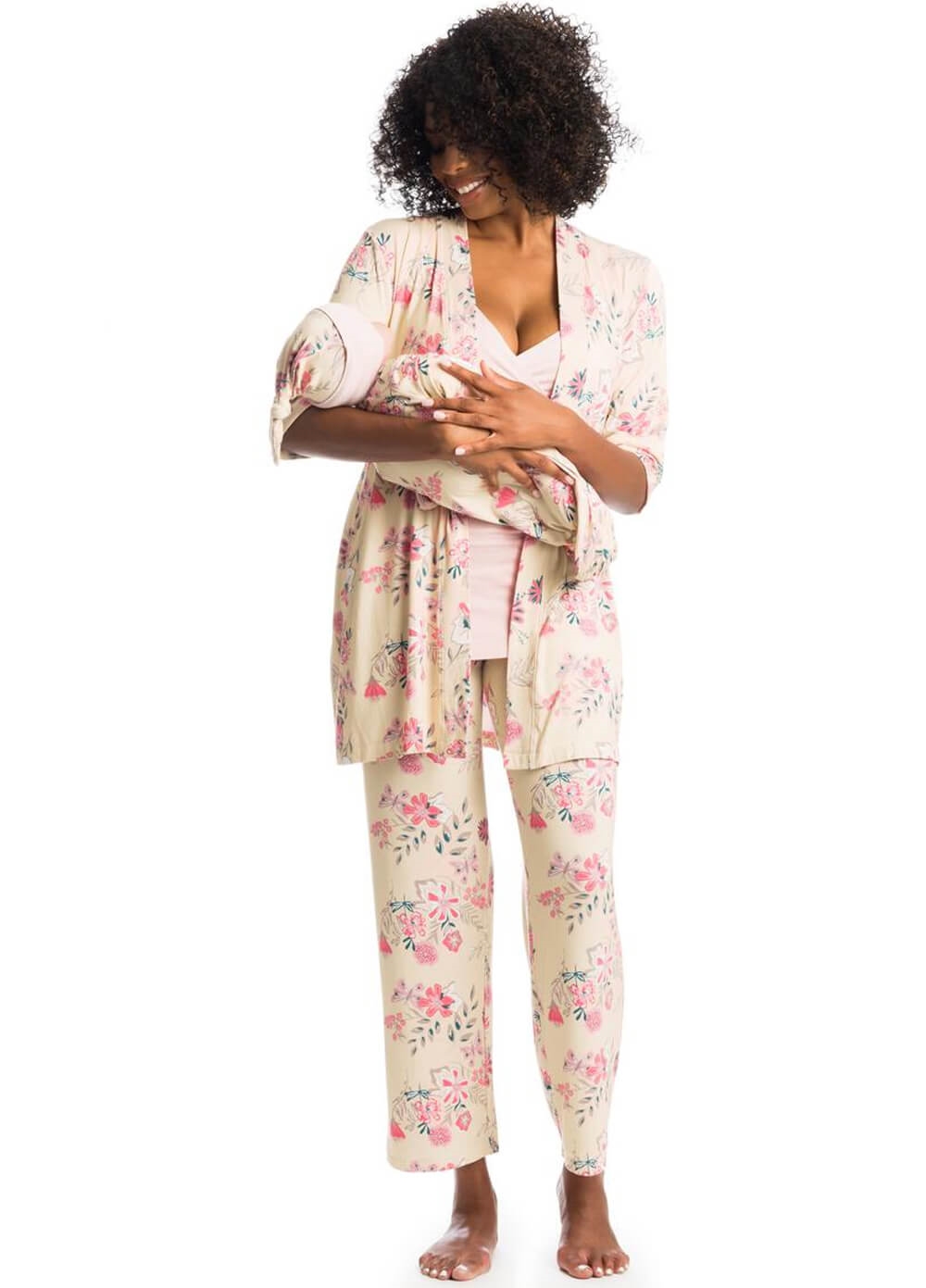 Analise Mommy & Me PJ Gift Set in Wild Flower | Queen Bee