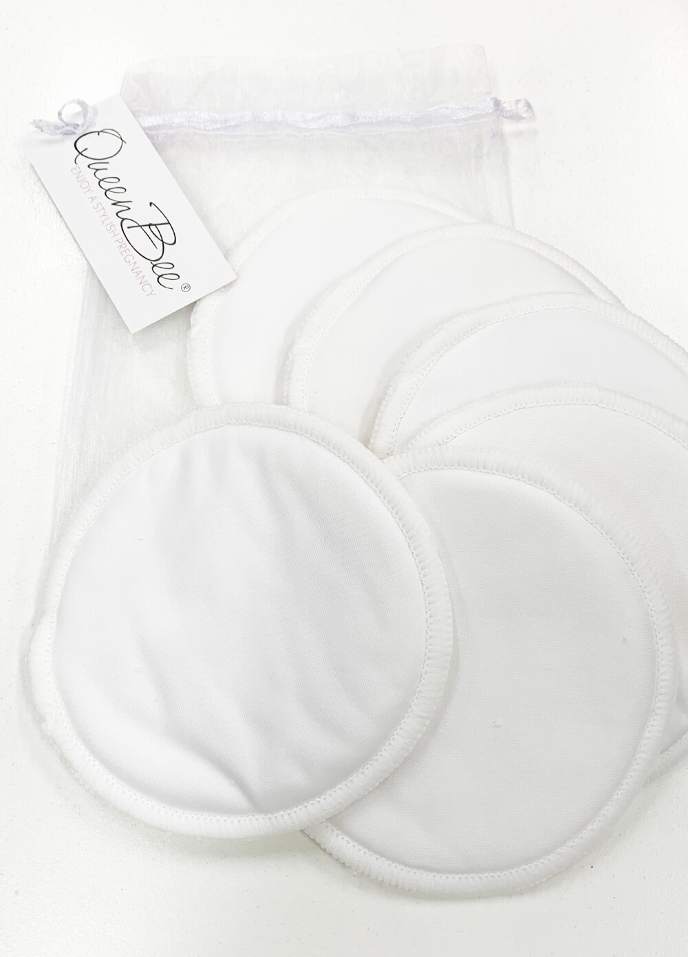 Resuable Multi-Layered Bamboo Nursing Pads (3 Pairs) - Queen Bee