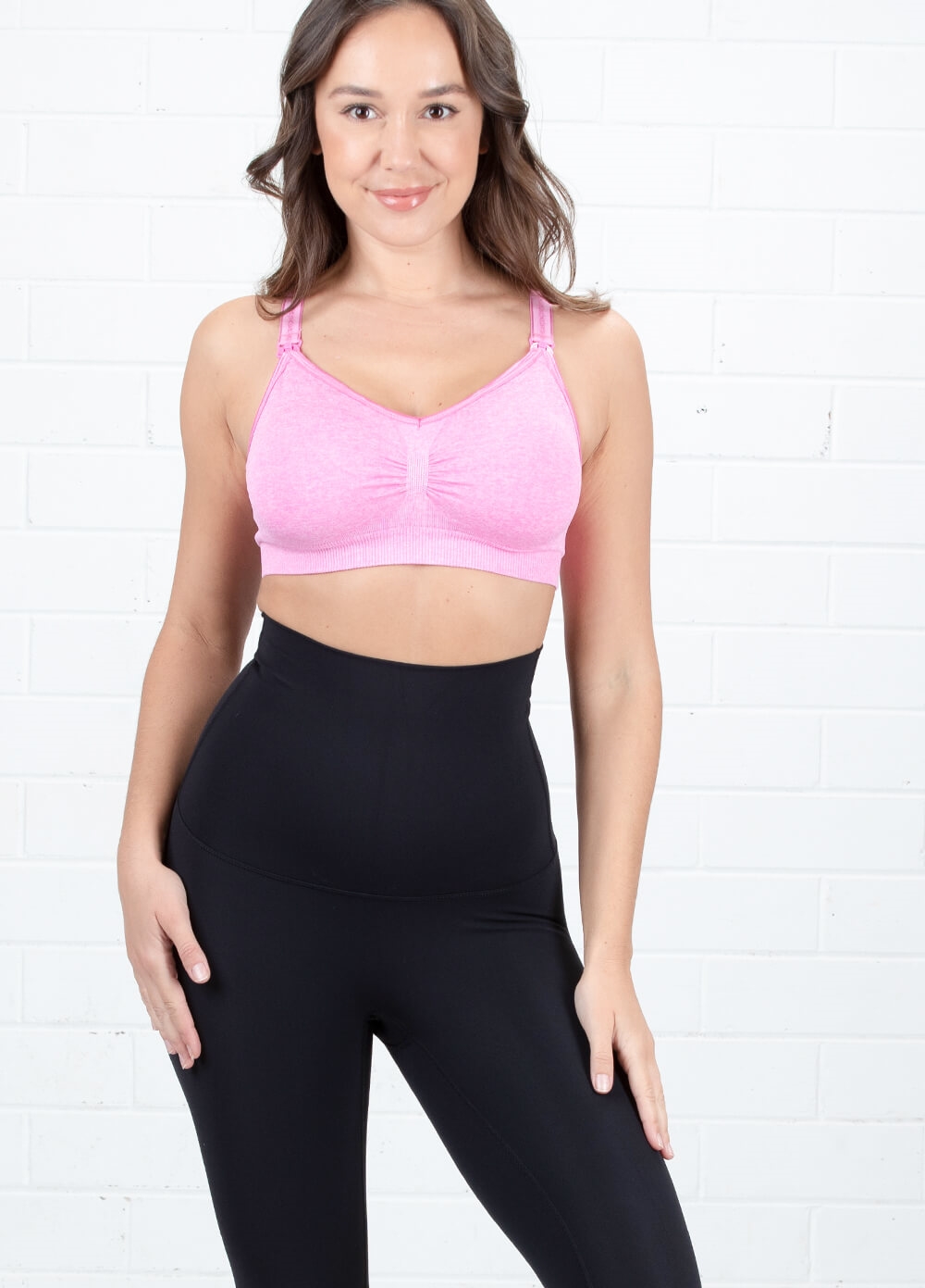 Queen Bee - Jenna High Waist Active Shaping Tights in Black