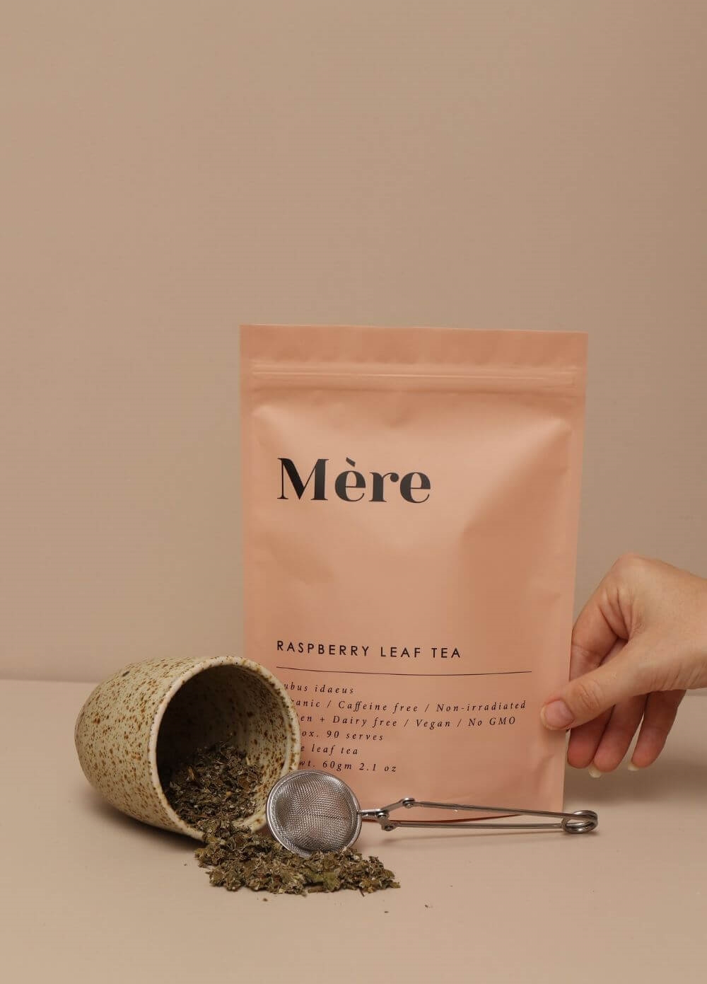 Mere Botanicals - Organic Raspberry Leaf Tea | Queen Bee