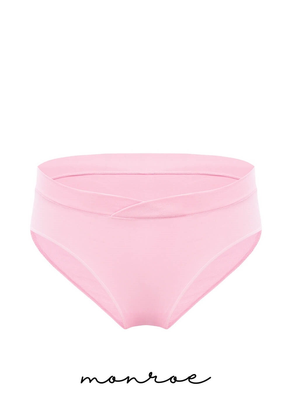 Queen Bee - Monroe Under Bump Maternity Underwear Briefs in Pink